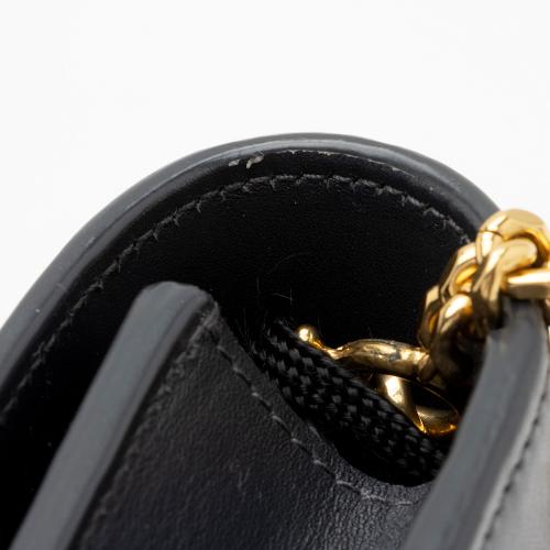 Saint Laurent Calfskin Monogram Kate Tassel Chain Wallet