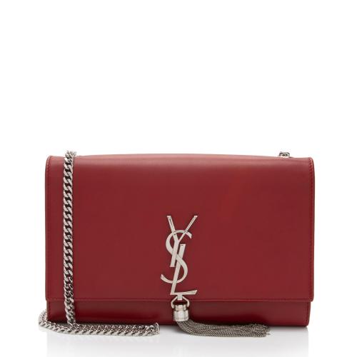 Saint Laurent Calfskin Monogram Kate Tassel Medium Shoulder Bag