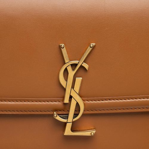 Saint Laurent Calfskin Monogram Solferino Medium Shoulder Bag