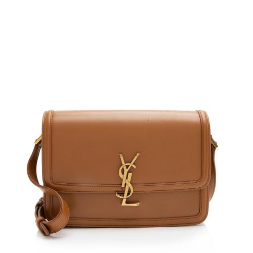 Saint Laurent Calfskin Monogram Solferino Medium Shoulder Bag