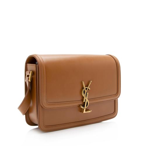 Saint Laurent Calfskin Monogram Solferino Medium Shoulder Bag