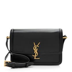 Saint Laurent Calfskin Monogram Solferino Medium Shoulder Bag