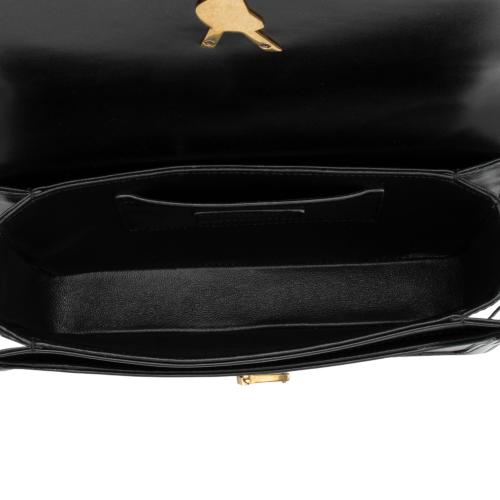 Saint Laurent Calfskin Monogram Solferino Medium Shoulder Bag