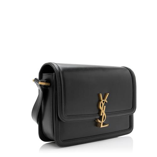 Saint Laurent Calfskin Monogram Solferino Medium Shoulder Bag