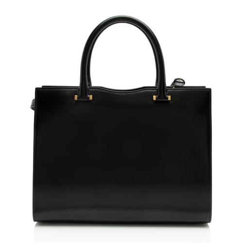 Saint Laurent Calfskin Monogram Uptown Medium Tote