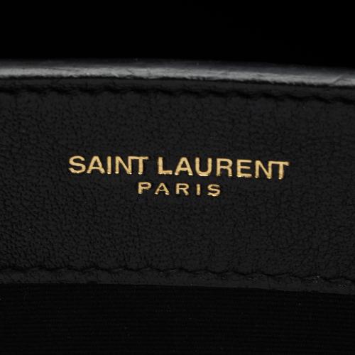 Saint Laurent Calfskin Monogram Uptown Medium Tote