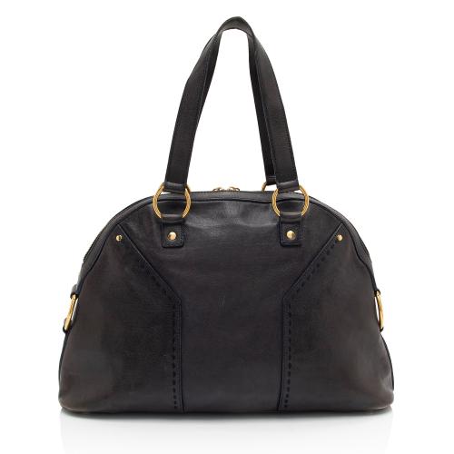 Saint Laurent Calfskin Muse Large Satchel