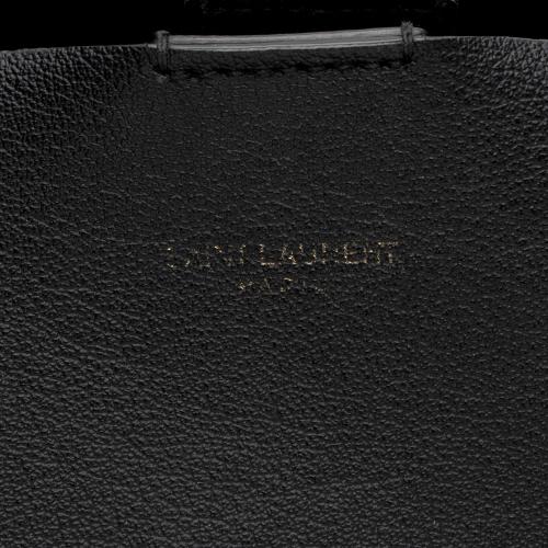 Saint Laurent Calfskin N/S Shopping Tote