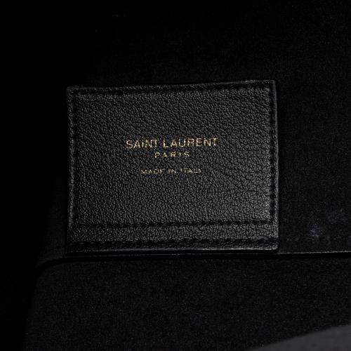 Saint Laurent Calfskin N/S Shopping Tote