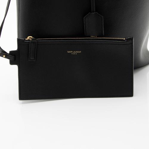 Saint Laurent Calfskin N/S Shopping Tote