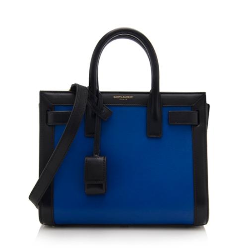 Saint Laurent Calfskin Nano Sac De Jour Tote