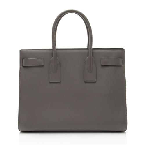 Saint Laurent Calfskin Sac De Jour Large Tote