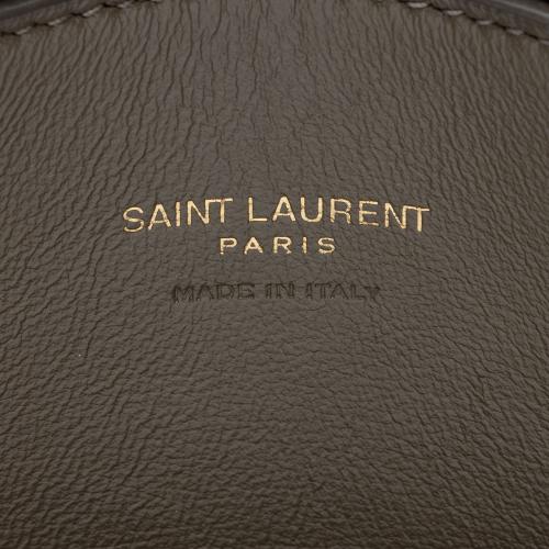 Saint Laurent Calfskin Suede Monogram Kate Reversible Chain Medium Shoulder Bag