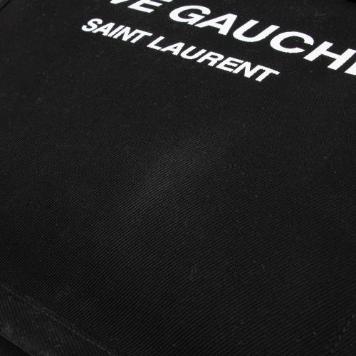 Saint Laurent Linen Calfskin Rive Gauche N/S Tote