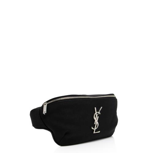 Saint Laurent Canvas Monogram Belt Bag