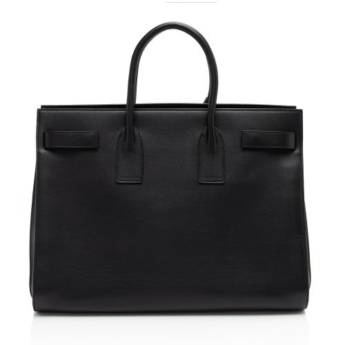 Saint Laurent Classic Calfskin Large Sac De Jour Tote