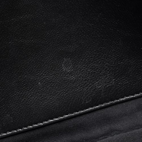 Saint Laurent Crinkled Calfskin Monogram Niki Medium Shoulder Bag