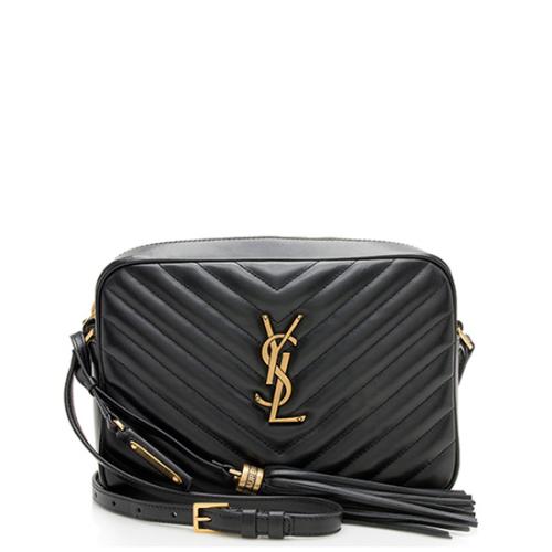 Saint Laurent Matelasse Calfskin Monogram Lou Camera Bag