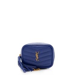 Saint Laurent Grain de Poudre Monogram Lou Baby Bag