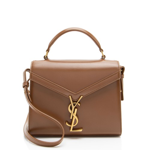 Saint Laurent Grain de Poudre Monogram Cassandra Mini Top Handle