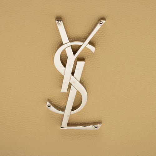 Saint Laurent Grain de Poudre Monogram Kate Clutch