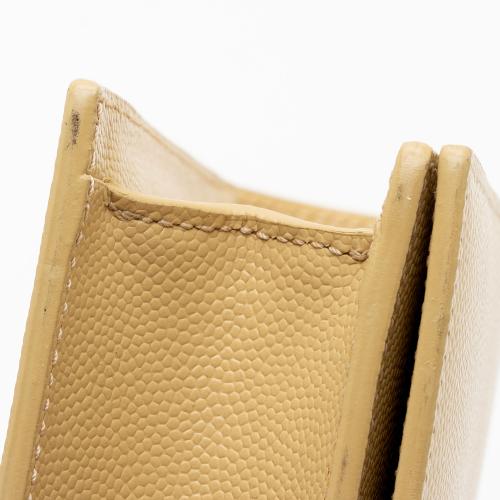 Saint Laurent Grain de Poudre Monogram Kate Clutch