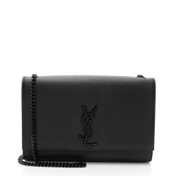 Saint Laurent Grain de Poudre Monogram Kate Medium Shoulder Bag