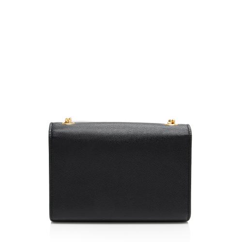 Saint Laurent Grain de Poudre Monogram Kate Small Crossbody