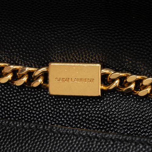 Saint Laurent Grain de Poudre Monogram Kate Small Crossbody