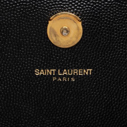 Saint Laurent Grain de Poudre Monogram Kate Small Crossbody