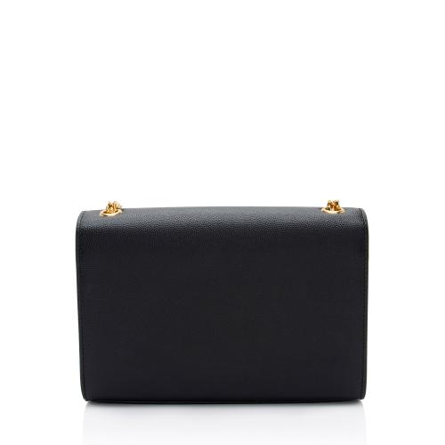 Saint Laurent Grain de Poudre Monogram Kate Small Shoulder Bag