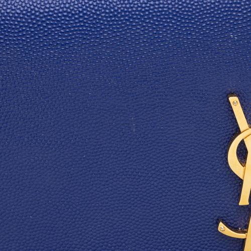 Saint Laurent Grain de Poudre Monogram Kate Tassel Chain Wallet