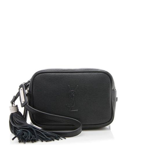 Saint Laurent Lambskin Monogram Lou Belt Bag