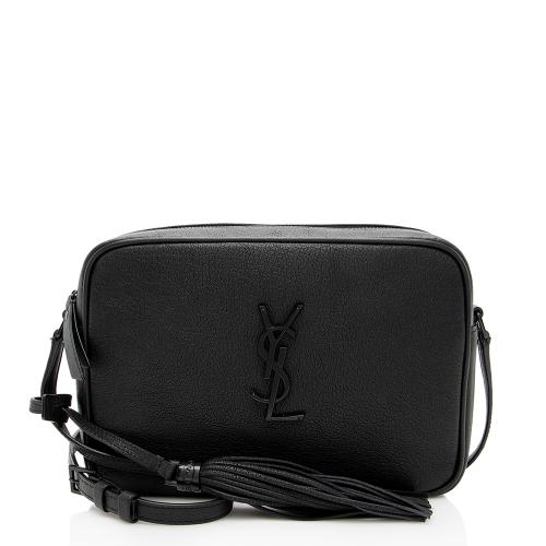 Saint Laurent Lambskin Monogram Lou Camera Bag