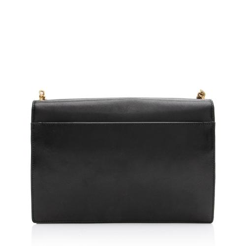 Saint Laurent Lambskin Monogram Gaby Chain Envelope Bag