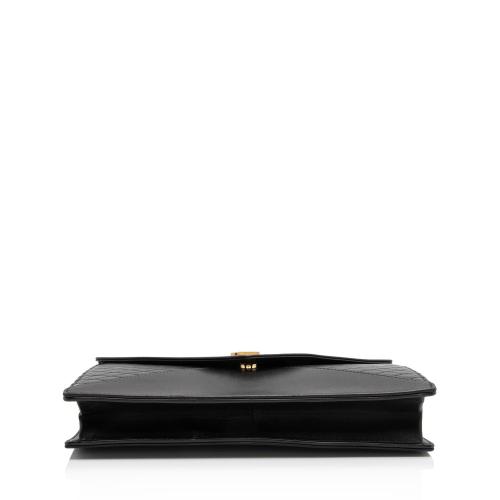 Saint Laurent Lambskin Monogram Gaby Chain Envelope Bag