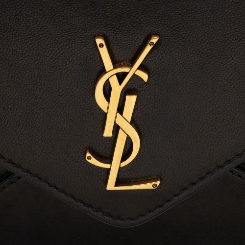 Saint Laurent Lambskin Monogram Gaby Chain Envelope Bag