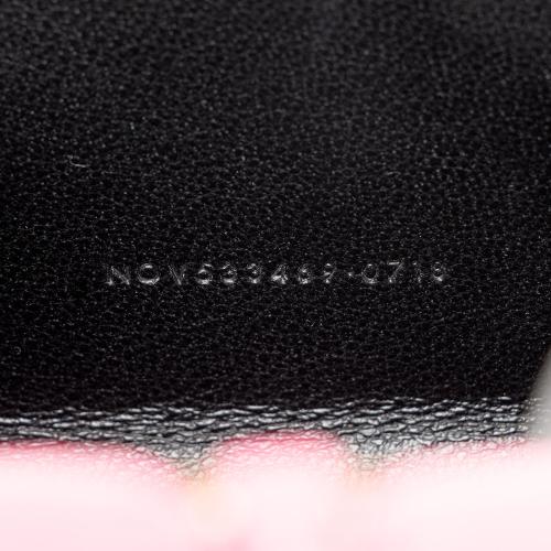 Saint Laurent Lambskin Monogram Pyramid Clutch