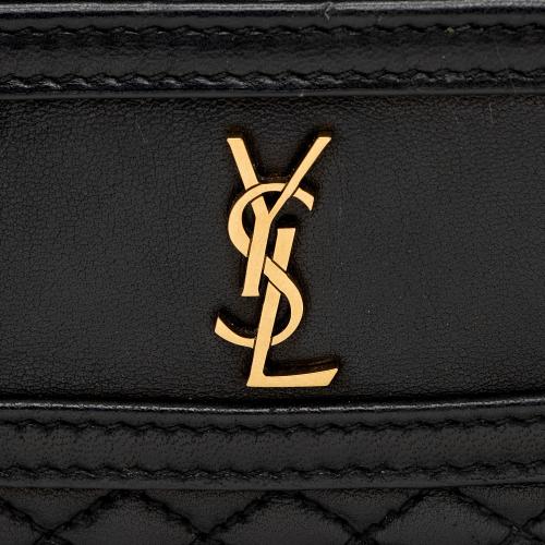 Saint Laurent Lambskin Monogram Victoire Camera Bag