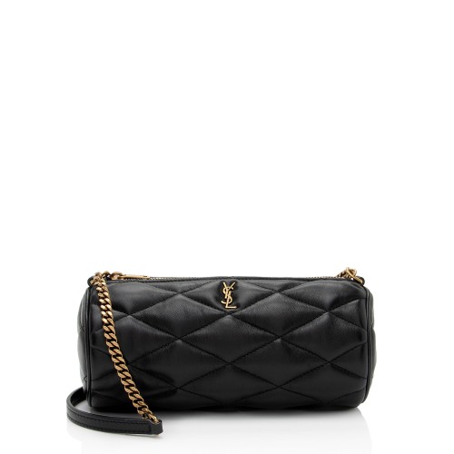 Saint Laurent Lambskin Sade Tube Bag