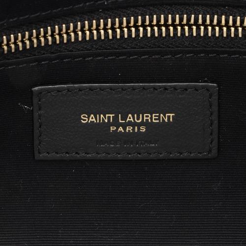 Saint Laurent Lambskin Suede Monogram Jamie Medium Shoulder Bag