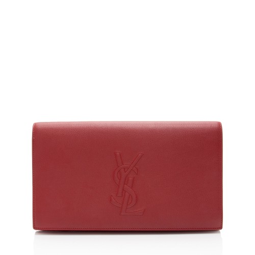 Saint Laurent Leather Belle de Jour Clutch