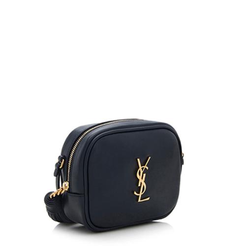 Saint Laurent Leather Monogram Blogger Bag