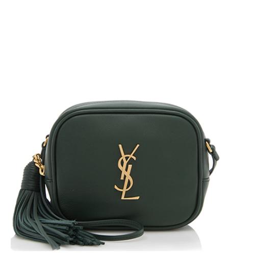 Saint Laurent Leather Monogram Blogger Bag