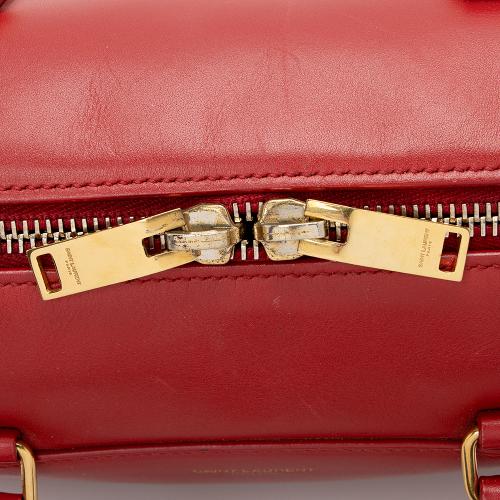 Saint Laurent Leather Classic Baby Duffle Satchel