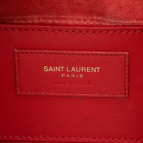 Saint Laurent Leather Classic Baby Duffle Satchel