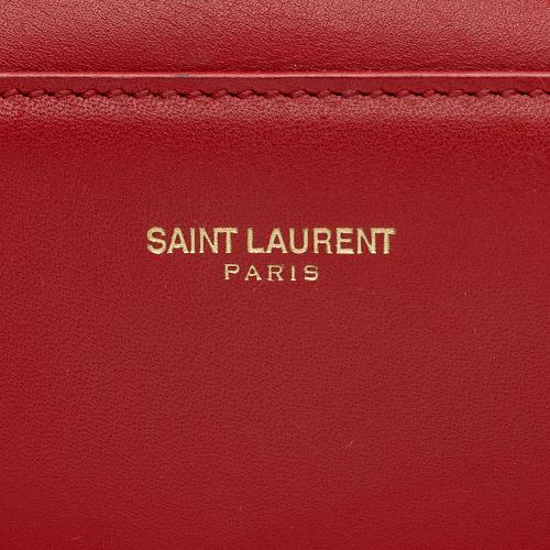 Saint Laurent Leather Classic Baby Duffle Satchel