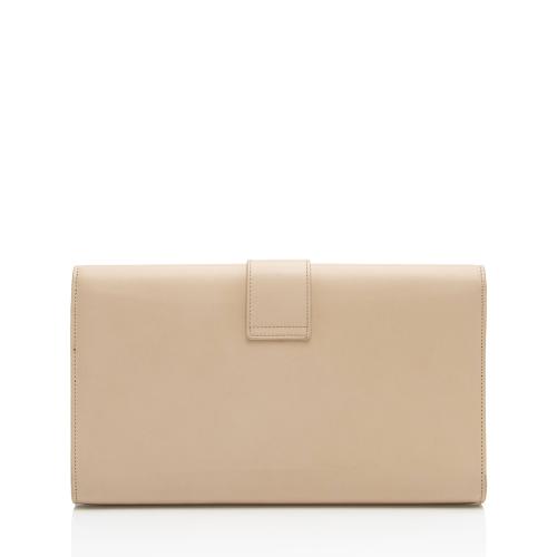 Saint Laurent Leather Classic Y Clutch