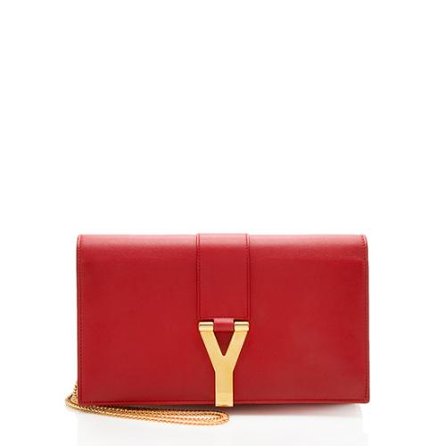 Saint Laurent Leather Classic Y Wallet on Chain Bag - FINAL SALE