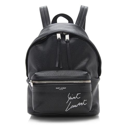 Saint Laurent Leather Embroidered Mini Toy City Backpack | Saint Laurent  Handbags | Bag Borrow or Steal